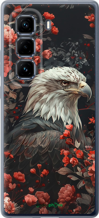 Силиконовый чехол Цветочный страж для Infinix Hot 50 Pro+ 4G - 6102u-3870 изображение 