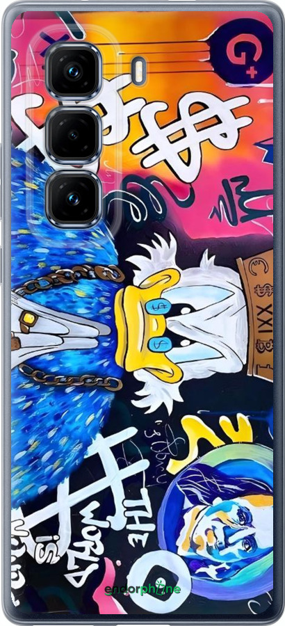 Силиконовый чехол Скрудж 2 для Infinix Hot 50 Pro+ 4G - 6285u-3870 изображение 