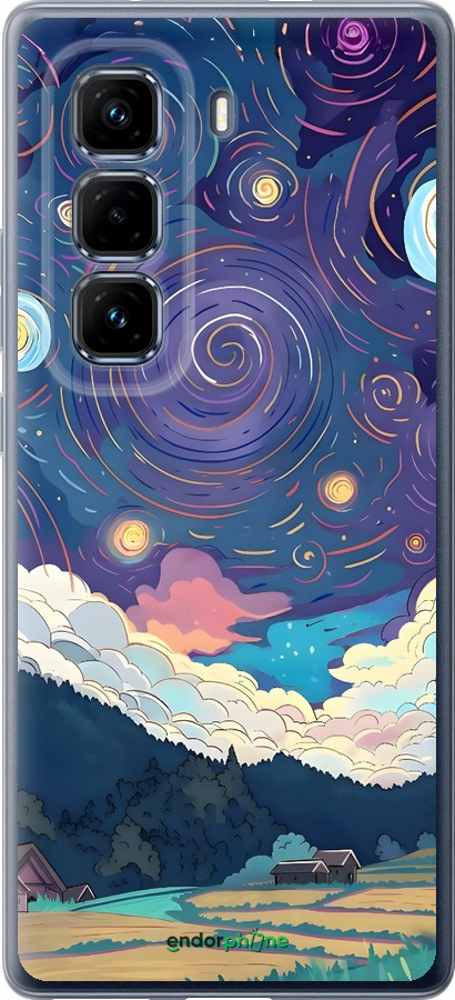 Силіконовий чехол Креативний арт для Infinix Hot 50 Pro+ 4G - 6322u-3870 изображение 