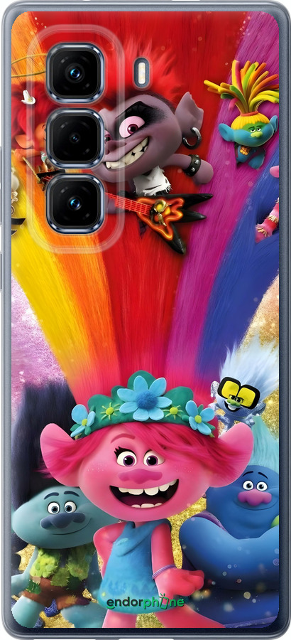 Силиконовый чехол Троли для Infinix Hot 50 Pro+ 4G - 6343u-3870 изображение 