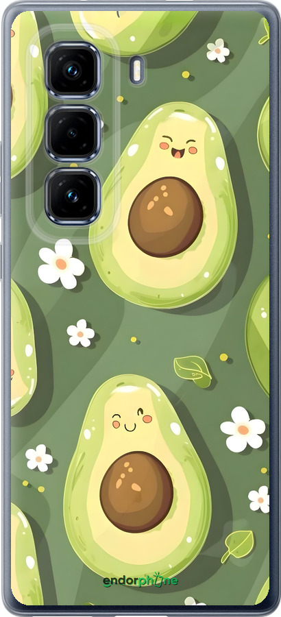Силіконовий чехол Авокадо для Infinix Hot 50 Pro+ 4G - 6380u-3870 изображение 