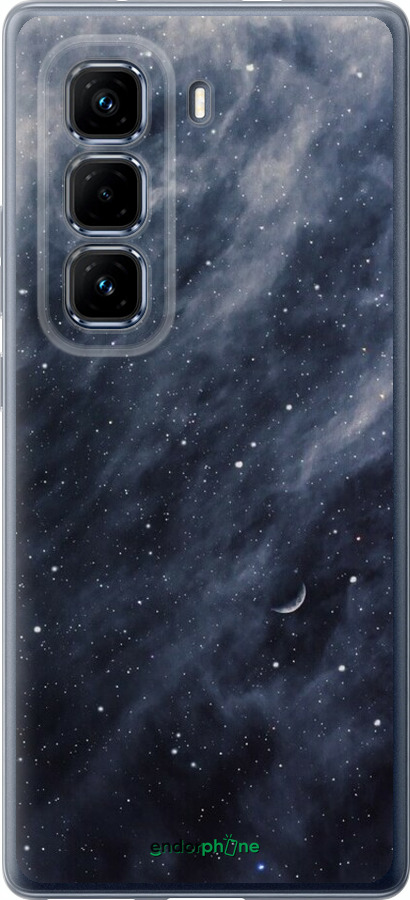 Силиконовый чехол Голубые облака, Голубая луна для Infinix Hot 50 Pro+ 4G - 6398u-3870 изображение 
