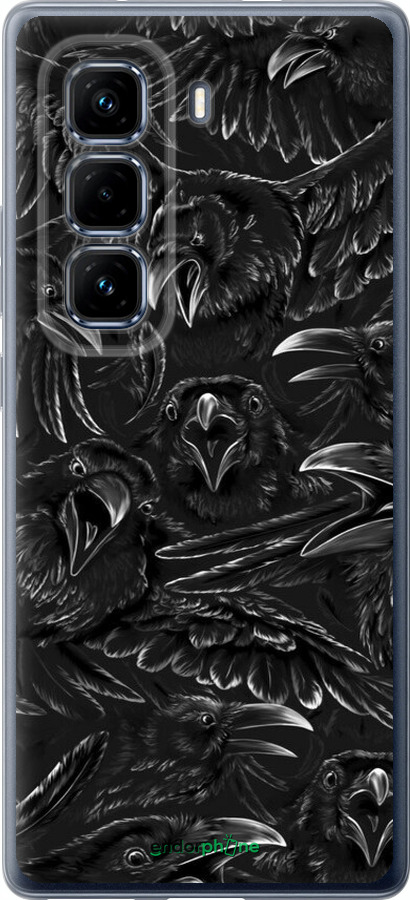 Силіконовий чехол Вороня лють для Infinix Hot 50 Pro+ 4G - 6474u-3870 изображение 
