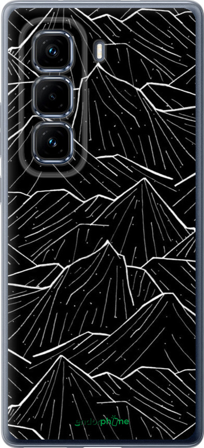 Силиконовый чехол С изображением Темных гор для Infinix Hot 50 Pro+ 4G - 6489u-3870 изображение 