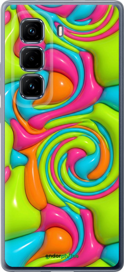 Силиконовый чехол Y2K Jelly Dream для Infinix Hot 50 Pro+ 4G - 6780u-3870 изображение 