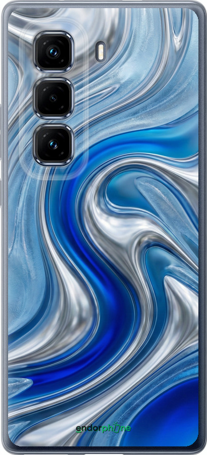 Силиконовый чехол Liquid Chrome для Infinix Hot 50 Pro+ 4G - 6781u-3870 изображение 