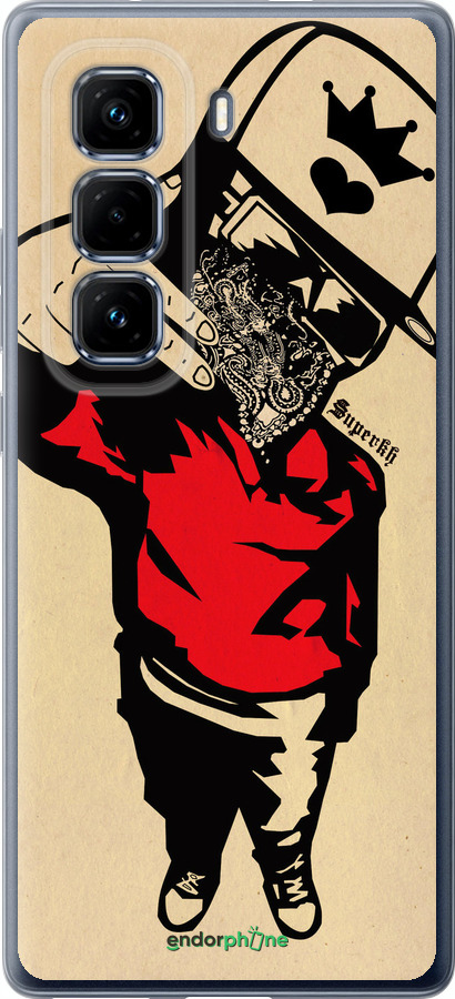 Силиконовый чехол Swag. Super для Infinix Hot 50 Pro+ 4G - 808u-3870 изображение 