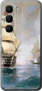 Силиконовый чехол Айвазовский. Корабли для Infinix Hot 60 5G / Hot 60i 4G - 160u-4114 изображение 