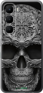 Силиконовый чехол skull-ornament для Infinix Hot 60 5G / Hot 60i 4G - 4101u-4114 изображение 