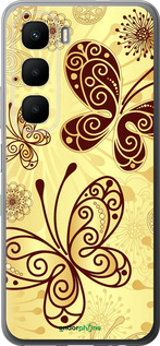 Силиконовый чехол Красивые бабочки для Infinix Hot 60 5G / Hot 60i 4G - 4170u-4114 изображение 