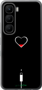 Силиконовый чехол Подзарядка сердца для Infinix Hot 60 5G / Hot 60i 4G - 4274u-4114 изображение 