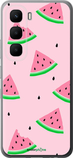 Силиконовый чехол Розовый арбуз для Infinix Hot 60 5G / Hot 60i 4G - 4314u-4114 изображение 