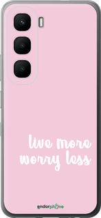 Силиконовый чехол Живи больше для Infinix Hot 60 5G / Hot 60i 4G - 4347u-4114 изображение 