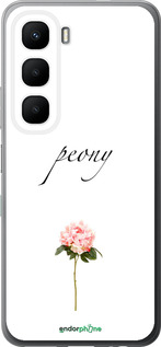 Силиконовый чехол Пион для Infinix Hot 60 5G / Hot 60i 4G - 4366u-4114 изображение 