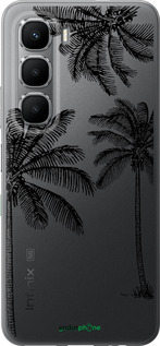 Силиконовый чехол Пальмы1 для Infinix Hot 60 5G / Hot 60i 4G - 4634u-4114 изображение 