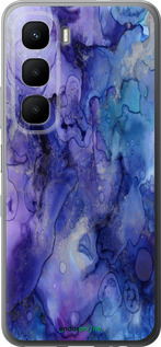 Силиконовый чехол Мрамор 7 для Infinix Hot 60 5G / Hot 60i 4G - 4802u-4114 изображение 