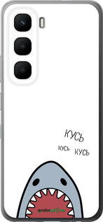 Силиконовый чехол Акула для Infinix Hot 60 5G / Hot 60i 4G - 4870u-4114 изображение 
