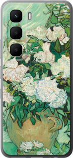 Силиконовый чехол Винсент Ван Гог. Ваза с розами для Infinix Hot 60 5G / Hot 60i 4G - 5543u-4114 изображение 