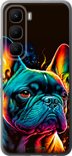 Силиконовый чехол Яркий бульдог для Infinix Hot 60 5G / Hot 60i 4G - 5547u-4114 изображение 