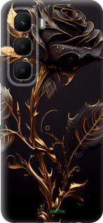 Силиконовый чехол Роза 3 для Infinix Hot 60 5G / Hot 60i 4G - 5552u-4114 изображение 