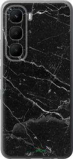 Силиконовый чехол Черный мрамор v2 для Infinix Hot 60 5G / Hot 60i 4G - 5568u-4114 изображение 
