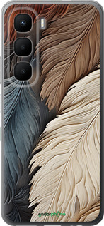 Силиконовый чехол Листья в стиле бохо для Infinix Hot 60 5G / Hot 60i 4G - 5643u-4114 изображение 