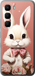 Силиконовый чехол Зайчик для Infinix Hot 60 5G / Hot 60i 4G - 5669u-4114 изображение 