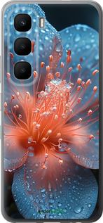 Силиконовый чехол Роса на цветке для Infinix Hot 60 5G / Hot 60i 4G - 6039u-4114 изображение 