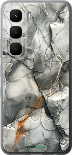 Силиконовый чехол Серый мрамор для Infinix Hot 60 5G / Hot 60i 4G - 6041u-4114 изображение 