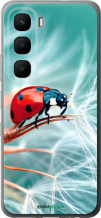 Силиконовый чехол Божья коровка для Infinix Hot 60 5G / Hot 60i 4G - 6049u-4114 изображение 