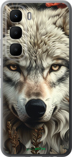 Силиконовый чехол Волчий взгляд для Infinix Hot 60 5G / Hot 60i 4G - 6066u-4114 изображение 