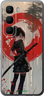 Силиконовый чехол Сумерки воина: Танец с катаной для Infinix Hot 60 5G / Hot 60i 4G - 6123u-4114 изображение 