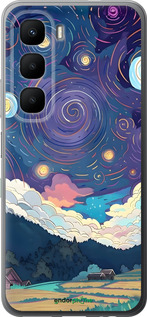 Силиконовый чехол Креативный арт для Infinix Hot 60 5G / Hot 60i 4G - 6322u-4114 изображение 