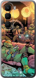 Силиконовый чехол Черепашки нинзя для Infinix Hot 60 5G / Hot 60i 4G - 6346u-4114 изображение 