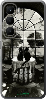 Силиконовый чехол Череп и коты для Infinix Hot 60 5G / Hot 60i 4G - 6432u-4114 изображение 