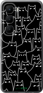 Силиконовый чехол С изображением кошек для Infinix Hot 60 5G / Hot 60i 4G - 6470u-4114 изображение 