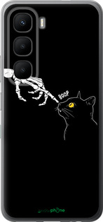 Силиконовый чехол Кошка для Infinix Hot 60 5G / Hot 60i 4G - 6505u-4114 изображение 