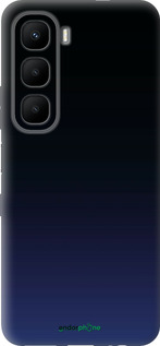 Силиконовый чехол Градиент в тёмно - синем стиле для Infinix Hot 60 5G / Hot 60i 4G - 6542u-4114 изображение 