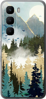 Силіконовий чехол Із зображенням лісового пейзажу для Infinix Hot 60 5G / Hot 60i 4G - 6548u-4114 изображение 