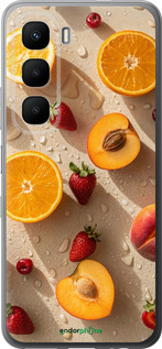 Силиконовый чехол Фрукты 3 для Infinix Hot 60 5G / Hot 60i 4G - 6703u-4114 изображение 