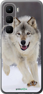 Силиконовый чехол Бегущий волк для Infinix Hot 60 5G / Hot 60i 4G - 826u-4114 изображение 