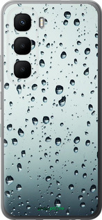 Силиконовый чехол Стекло в каплях для Infinix Hot 60 5G / Hot 60i 4G - 848u-4114 изображение 