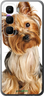 Силиконовый чехол Йоркширский терьер с хвостиком для Infinix Hot 60 5G / Hot 60i 4G - 930u-4114 изображение 