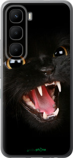 Силиконовый чехол Чёрная кошка для Infinix Hot 60 5G / Hot 60i 4G - 932u-4114 изображение 