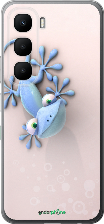 Силиконовый чехол Геккончик для Infinix Hot 60 5G / Hot 60i 4G - 1094u-4114 изображение 