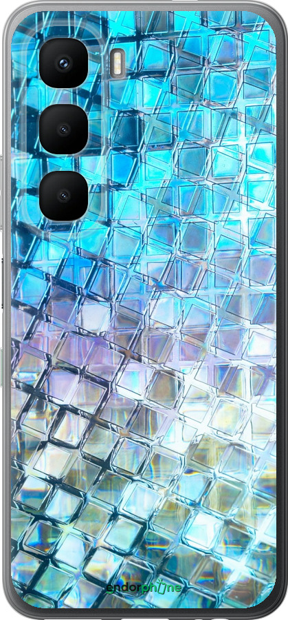 Силиконовый чехол Переливающаяся чешуя для Infinix Hot 60 5G / Hot 60i 4G - 227u-4114 изображение 