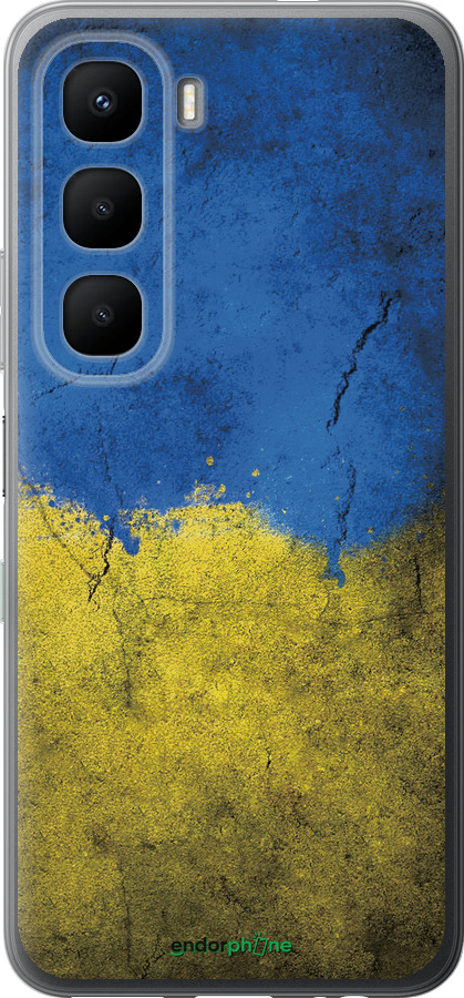 Силиконовый чехол Флаг Украины 2 для Infinix Hot 60 5G / Hot 60i 4G - 401u-4114 изображение 