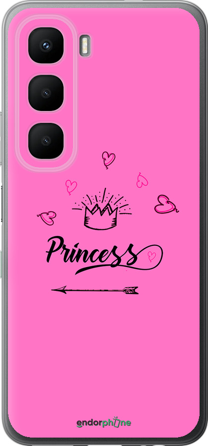 Силиконовый чехол Princess для Infinix Hot 60 5G / Hot 60i 4G - 4361u-4114 изображение 