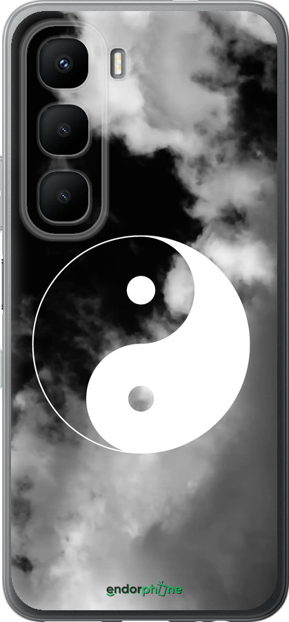 Силиконовый чехол Инь и Янь для Infinix Hot 60 5G / Hot 60i 4G - 4389u-4114 изображение 