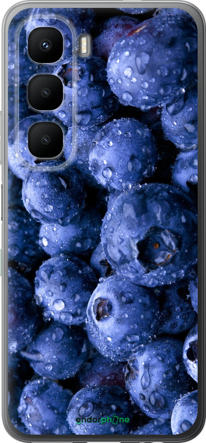 Силиконовый чехол Голубика для Infinix Hot 60 5G / Hot 60i 4G - 4459u-4114 изображение 